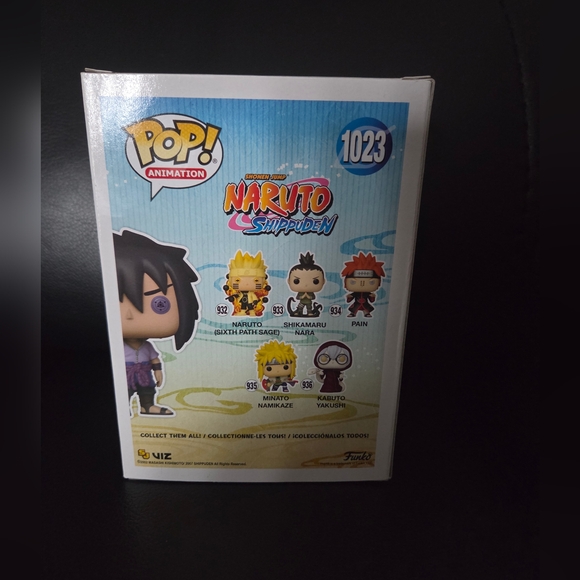 Funko Pop! Naruto Shippuden Sasuke with Rinnegan AAA Anime Exclusive Figure - Picture 4 of 7